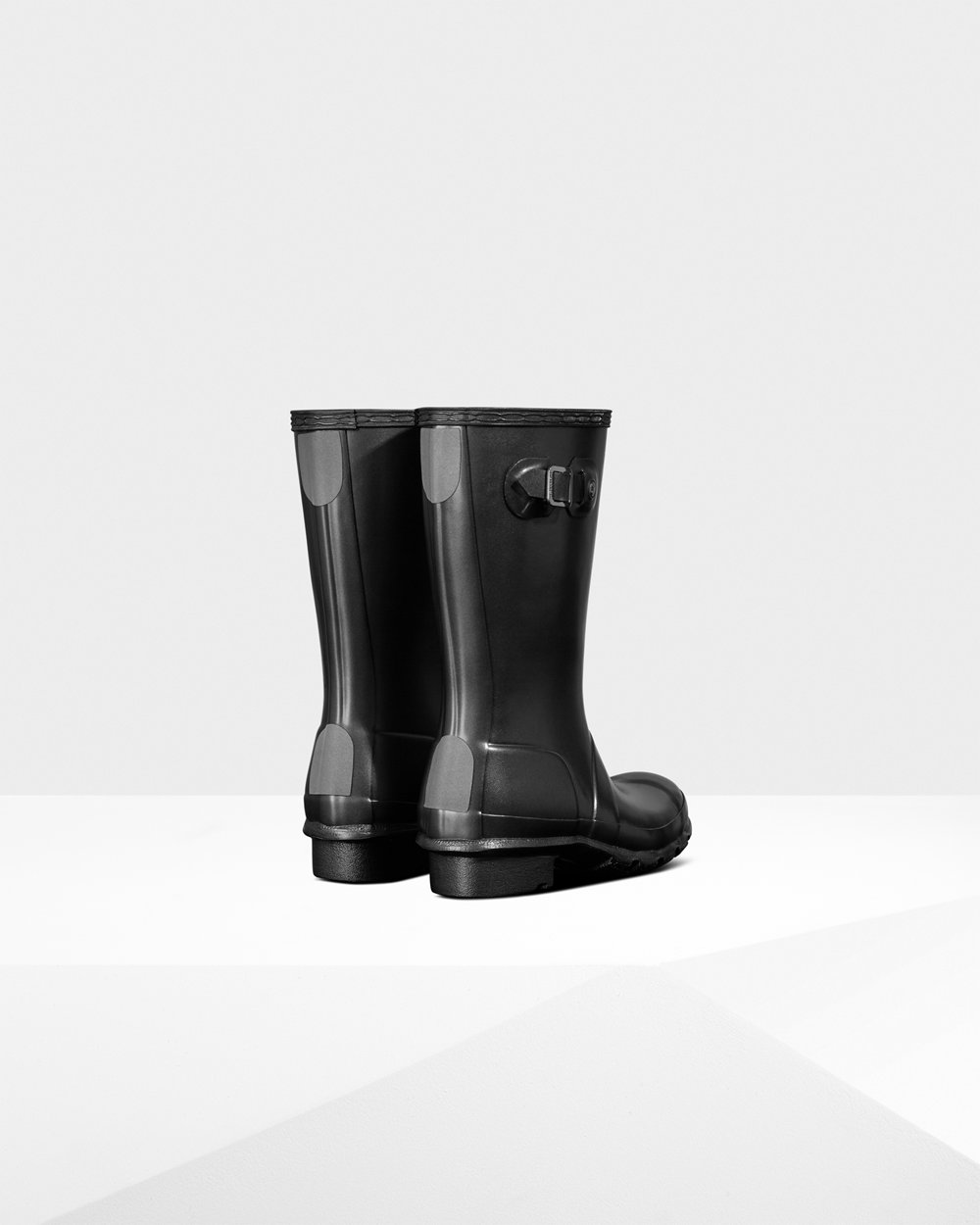 Hunter Niños Original Big Pearlized - Botas de Lluvia Negras - 401-IMWSXC